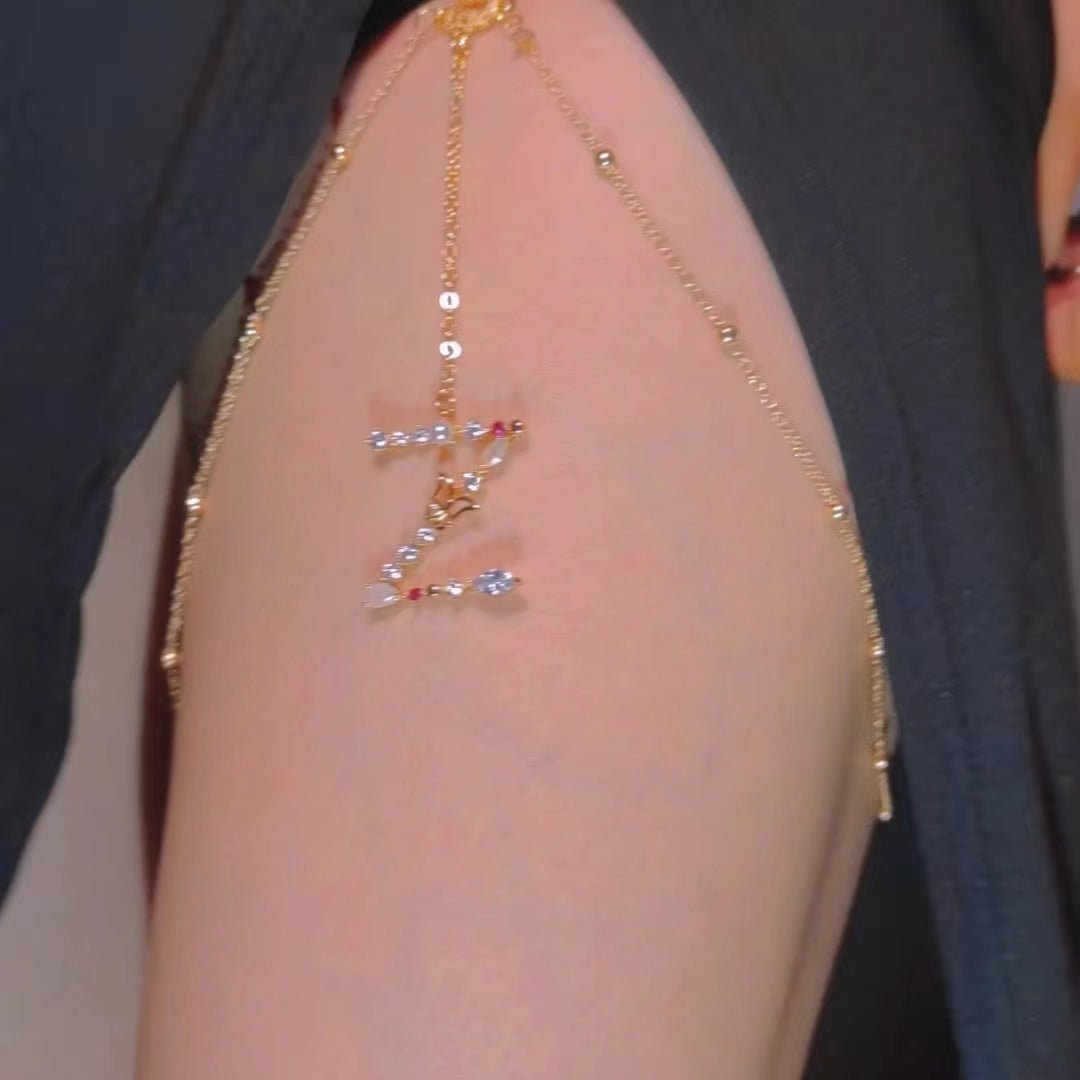 Legchain #bodyjewelry #sextouuuuu #promlook #thighchain, 55% OFF